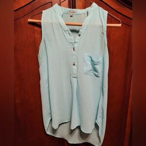 Charlotte Russe Light blue tank blouse